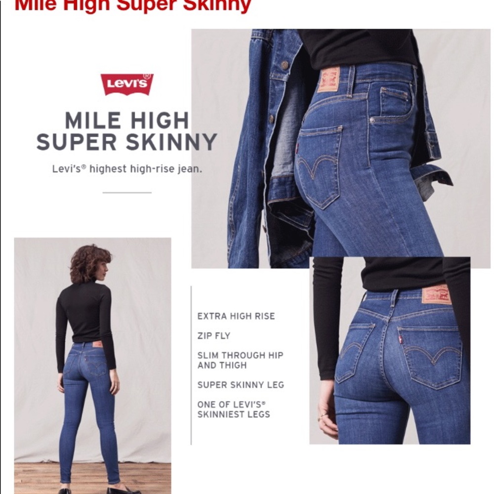 Levi’s Mile High Super Skinny